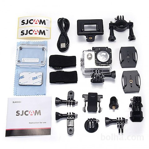 دوربین ورزشی SJCAM SJ4000 plus | فروشگاه تجهیزات و لوازم آفرود و ...SJCAM SJ4000 در بسته بندی دوربین انواع پایه ها و تجهیزات جانبی کاربردی برای  اتصال دوربین به ماشین، دوچرخه، کلاه، مچ دست و غیره دارد.
